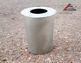 Металлическая заглушка изоляции